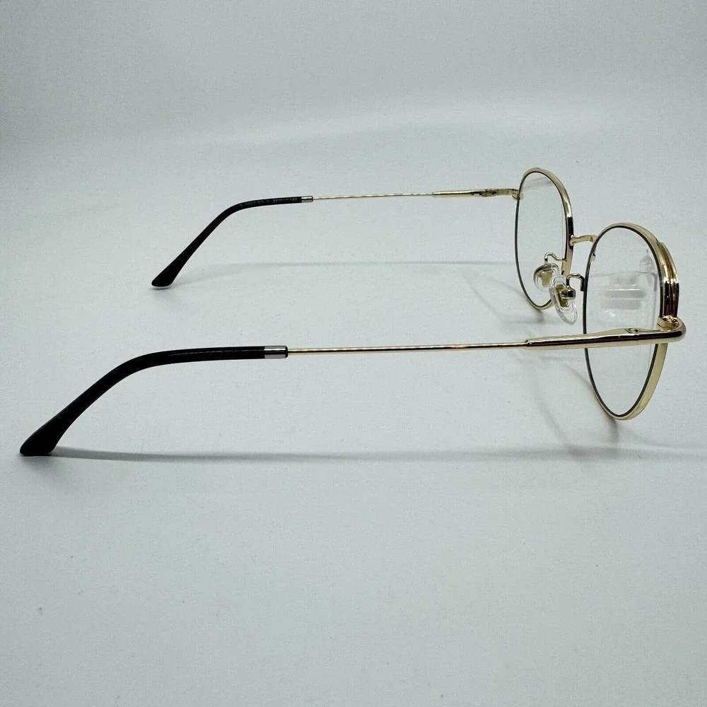 SojoS SJ5027 C3 Oversized Clear‎ Lens Metal Frame Eyeglasses 52-17-140 H9503